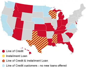 AF247 Loan Offering States